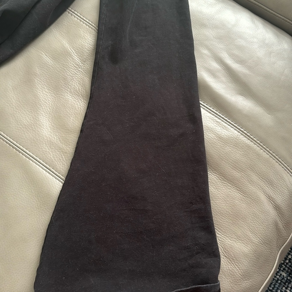 Black flare leggings